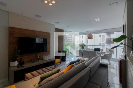 Sala de apartamento para alugar com 2 quartos, 76m² em Moema, São Paulo