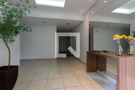 Apartamento para alugar com 55m², 2 quartos e 1 vagaÁrea comum - Hall social