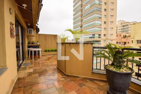 Varanda da Sala de apartamento para alugar com 3 quartos, 276m² em Enseada, Guarujá