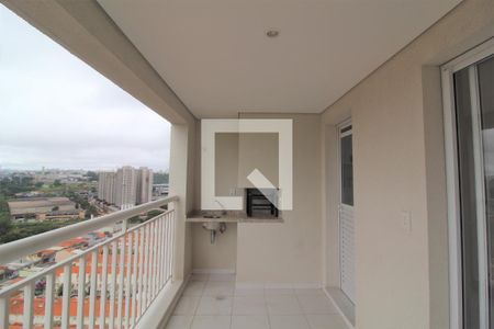 Varanda gourmet de apartamento à venda com 3 quartos, 87m² em Jardim São Caetano, São Caetano do Sul