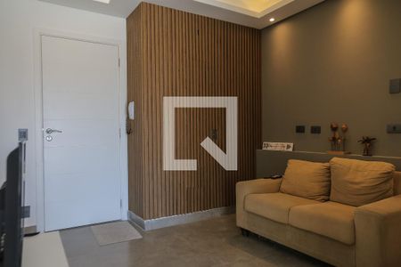 Sala de apartamento para alugar com 1 quarto, 78m² em Ponta da Praia, Santos