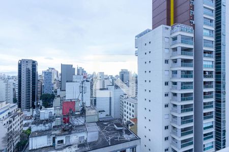 Vista da Varanda de apartamento à venda com 1 quarto, 28m² em Bela Vista, São Paulo