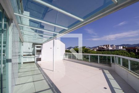 Varanda da Sala de apartamento à venda com 4 quartos, 320m² em Recreio dos Bandeirantes, Rio de Janeiro