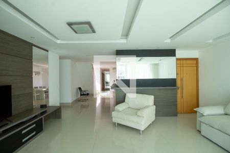 Sala de apartamento à venda com 4 quartos, 320m² em Recreio dos Bandeirantes, Rio de Janeiro