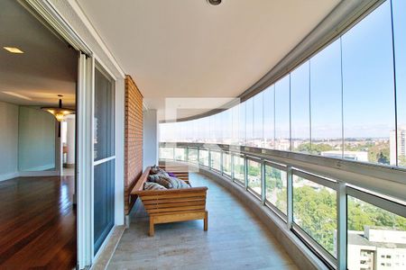 Varanda da Sala de apartamento para alugar com 4 quartos, 268m² em Vila Andrade, São Paulo