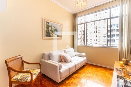 Sala de apartamento à venda com 2 quartos, 75m² em Copacabana, Rio de Janeiro
