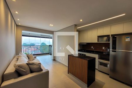 Sala de Estar/Jantar de apartamento para alugar com 2 quartos, 60m² em Vila Dom Pedro I, São Paulo
