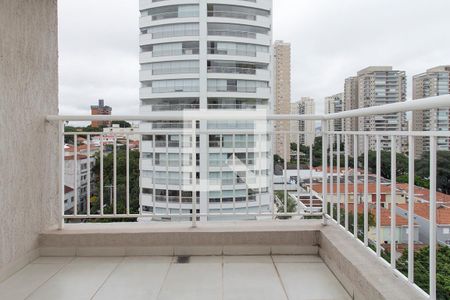 Varanda da Sala de apartamento à venda com 2 quartos, 50m² em Vila Romana, São Paulo