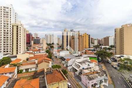 Vista da sacada de apartamento à venda com 2 quartos, 71m² em Cambuí, Campinas