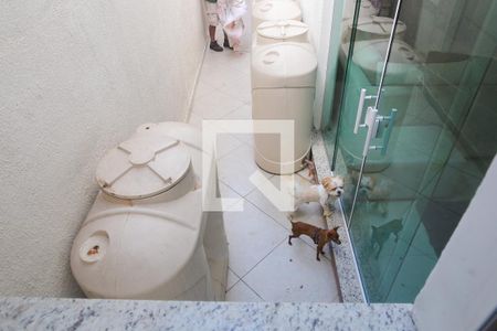 Vista da Sala de casa à venda com 5 quartos, 250m² em Vila Floresta, Santo André