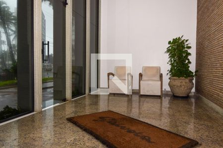 Hall de Entrada de apartamento para alugar com 3 quartos, 185m² em Vila Alzira, Guarujá