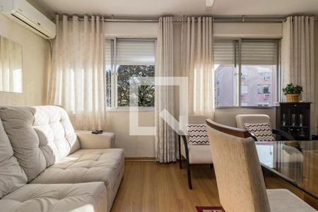 Sala de apartamento à venda com 2 quartos, 74m² em Cristal, Porto Alegre