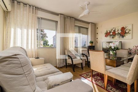 Sala de apartamento à venda com 2 quartos, 74m² em Cristal, Porto Alegre
