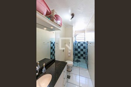 Banheiro de apartamento para alugar com 1 quarto, 53m² em Santa Tereza, Porto Alegre