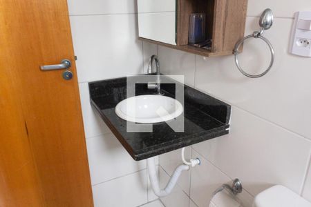 Apartamento para alugar com 90m², 2 quartos e 1 vagaDetalhe banheiro da suíte