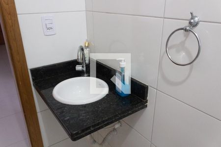 Apartamento para alugar com 90m², 2 quartos e 1 vagaDetalhe banheiro social