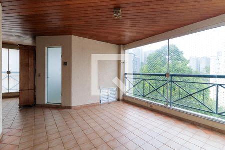 Varanda da Sala de apartamento à venda com 4 quartos, 223m² em Vila Suzana, São Paulo