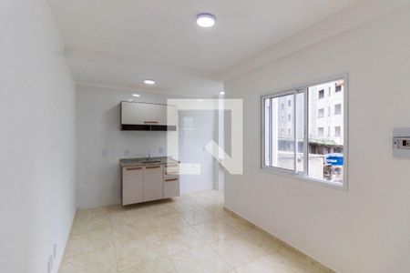 Sala e Cozinha Integrada de apartamento para alugar com 1 quarto, 30m² em Vila Matilde, São Paulo