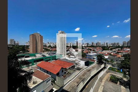 Vista Sala  de apartamento à venda com 2 quartos, 75m² em Campo Belo, São Paulo