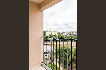 Varanda da Sala de apartamento à venda com 2 quartos, 58m² em Planalto, Belo Horizonte