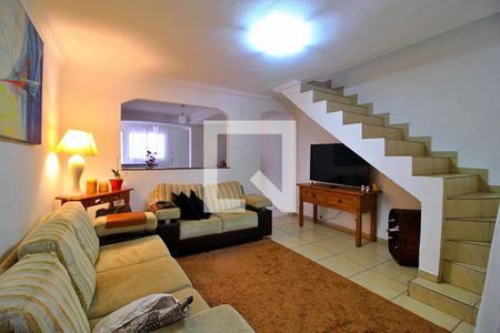 Sala de casa à venda com 3 quartos, 132m² em Vila Camilopolis, Santo André