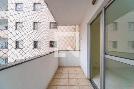Varanda da Sala de apartamento à venda com 2 quartos, 62m² em Vila Floresta, Santo André