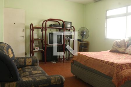 Sala/Quarto de apartamento para alugar com 1 quarto, 35m² em Centro, São Vicente