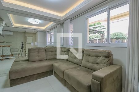 Sala de casa de condomínio à venda com 3 quartos, 155m² em Marechal Rondon, Canoas