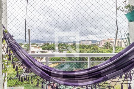 Varanda da Sala de apartamento à venda com 2 quartos, 58m² em Pechincha, Rio de Janeiro