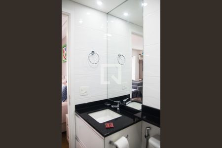 Banheiro de kitnet/studio à venda com 1 quarto, 40m² em Santa Efigênia, São Paulo