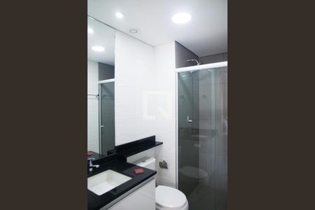 Banheiro de kitnet/studio à venda com 1 quarto, 40m² em Santa Efigênia, São Paulo