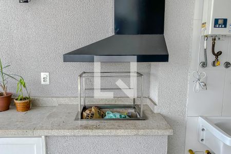 Detalhe Varanda Gourmet de apartamento à venda com 2 quartos, 76m² em Tatuapé, São Paulo