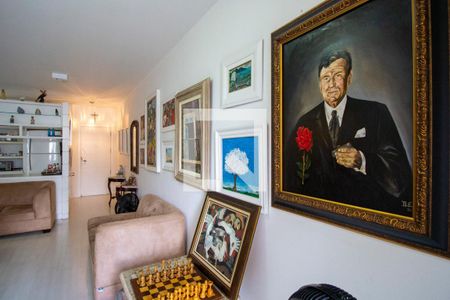 Sala de estar de apartamento para alugar com 2 quartos, 123m² em Centro, Florianópolis