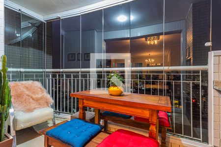 Varanda da Sala de apartamento à venda com 3 quartos, 131m² em Jardim, Santo André