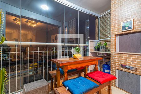 Varanda da Sala de apartamento à venda com 3 quartos, 131m² em Jardim, Santo André