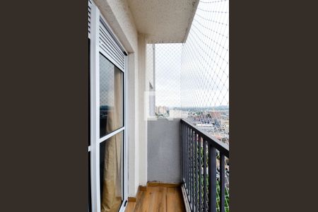Varanda da Sala de apartamento à venda com 2 quartos, 45m² em Vila Augusta, Guarulhos