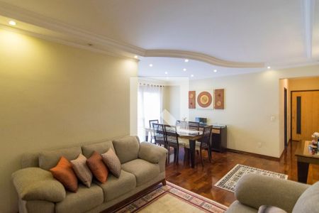 Sala de apartamento à venda com 3 quartos, 110m² em Campestre, Santo André