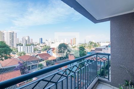 Varanda da Sala de apartamento à venda com 3 quartos, 110m² em Campestre, Santo André