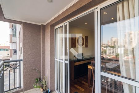 Varanda da Sala de apartamento à venda com 3 quartos, 110m² em Campestre, Santo André