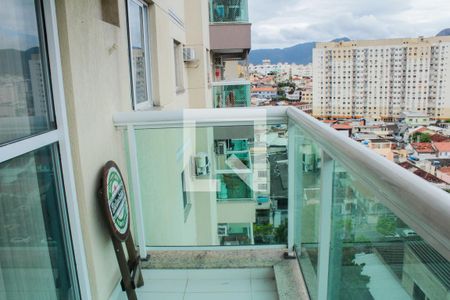 Varanda da Sala de apartamento à venda com 2 quartos, 52m² em Engenho de Dentro, Rio de Janeiro