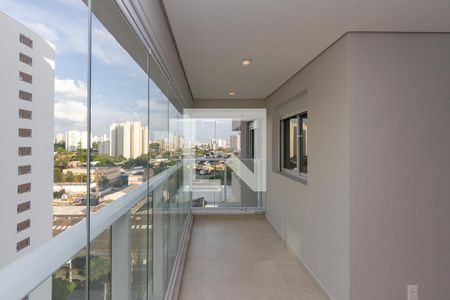 Varanda da Sala de apartamento para alugar com 3 quartos, 84m² em Jardim Caravelas, São Paulo