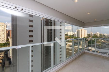Varanda da Sala de apartamento para alugar com 3 quartos, 84m² em Jardim Caravelas, São Paulo