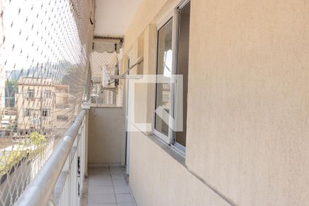 Varanda da Sala de apartamento à venda com 2 quartos, 67m² em São Cristóvão, Rio de Janeiro