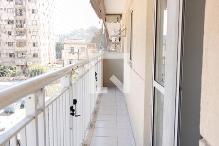 Varanda da Sala de apartamento à venda com 2 quartos, 67m² em São Cristóvão, Rio de Janeiro