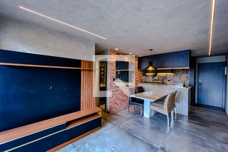 Sala de apartamento à venda com 2 quartos, 70m² em Vila Regente Feijó, São Paulo