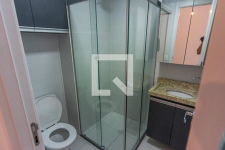 Banheiro de apartamento à venda com 1 quarto, 26m² em Brás, São Paulo