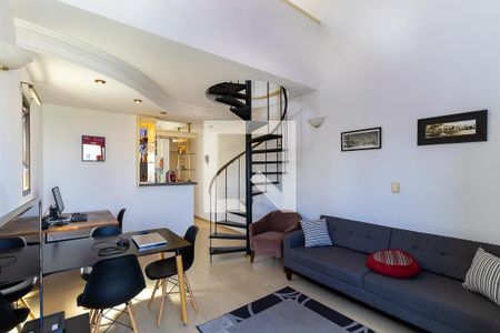 Sala de apartamento à venda com 1 quarto, 57m² em Cambuí, Campinas