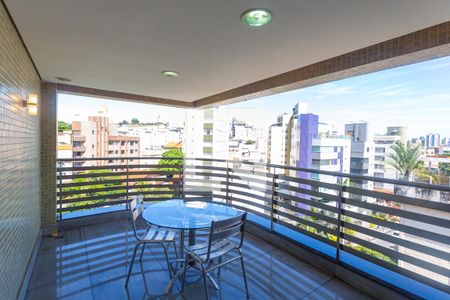 Varanda da Sala 1 de apartamento à venda com 4 quartos, 400m² em Cidade Nova, Belo Horizonte