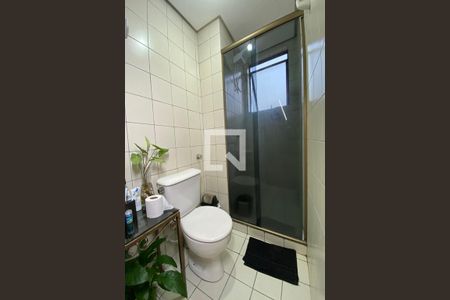 Banheiro de kitnet/studio à venda com 1 quarto, 27m² em Centro, São Leopoldo