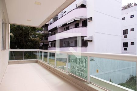 Varanda  de apartamento à venda com 3 quartos, 101m² em Recreio dos Bandeirantes, Rio de Janeiro